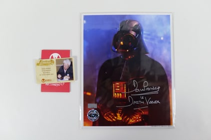 Autographed Darth Vader David Prowse Photograph