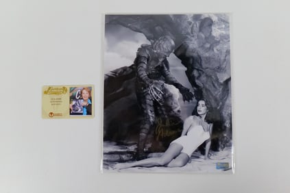 Autographed Julia Adams Creature from the Black Lagoon Photograph