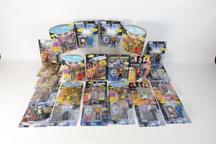 Lot of 25 Star Trek Action Figures by Playmates