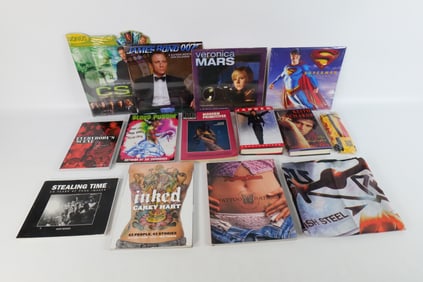Lot of Pop Culture Books and Collectibles