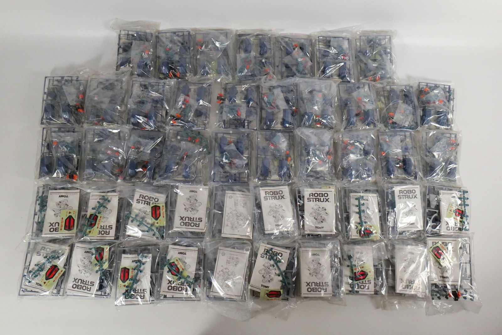 Tomy Robostrux Special Edition - 48 Pieces: Case Lot of Tomy Robostrux Special Edition Toys. Contains 48 Pieces. Sealed. New Old Stock. Removed from original case and put into box lot. All invoices must be paid within 24 hours of the sale. We o