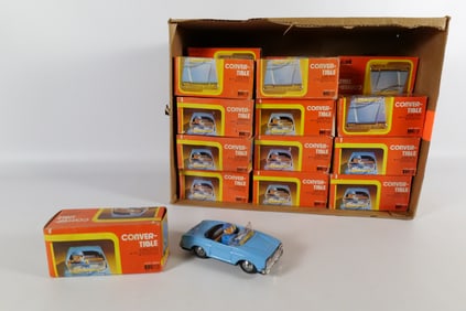 Lot of 37 Tin Litho Friction Convertible Cars