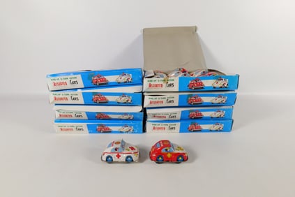 Lot of 96 Tin Litho U-Turn Assorted Cars