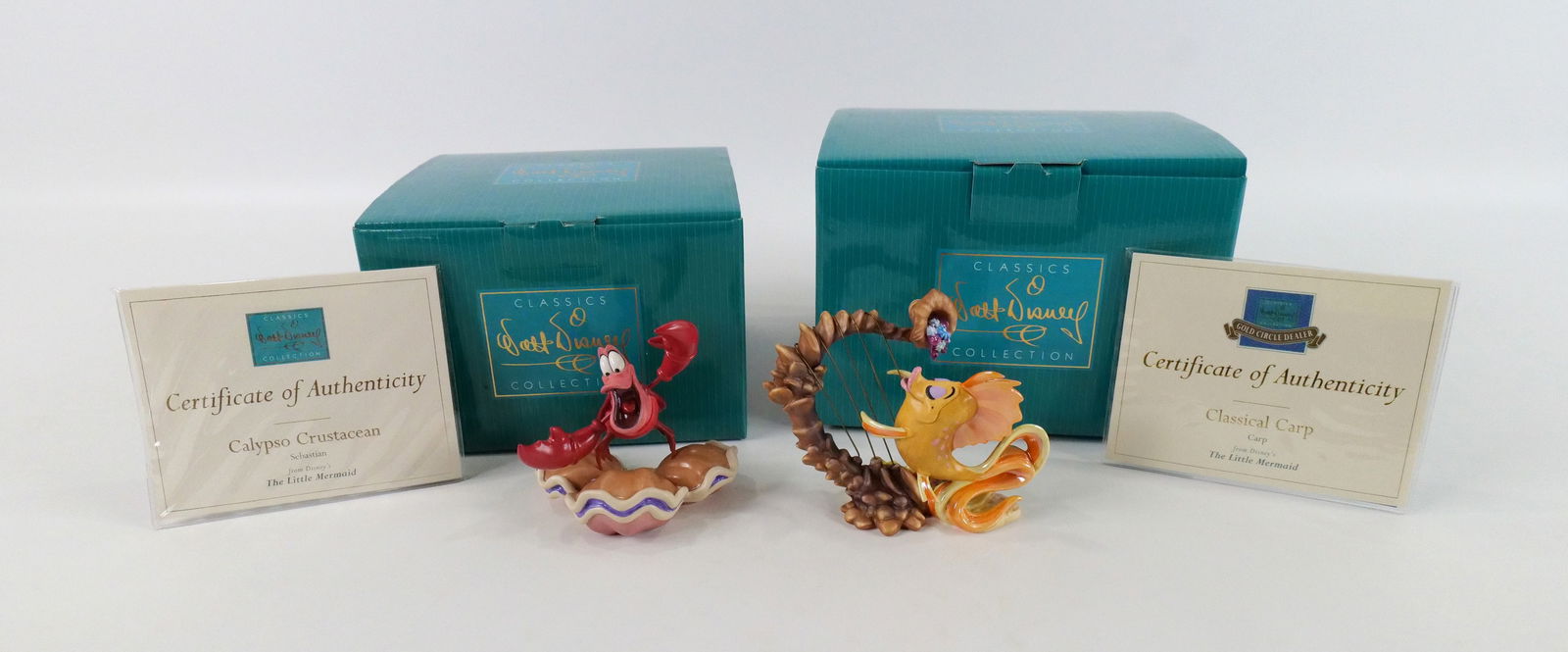Lot of 2 WDCC The Little Mermaid Figurines (1 of 18)