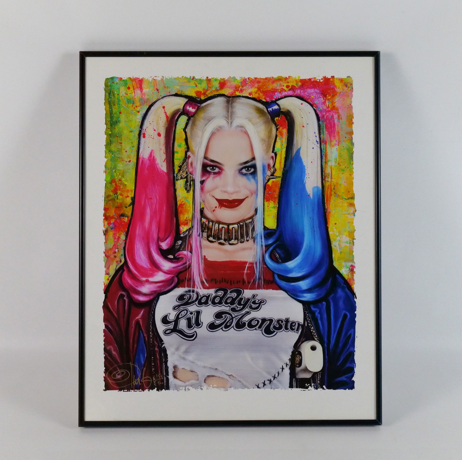 Harley Quinn "Daddy's Little Monster" Giclee Print on Rag Paper (1 of 7)