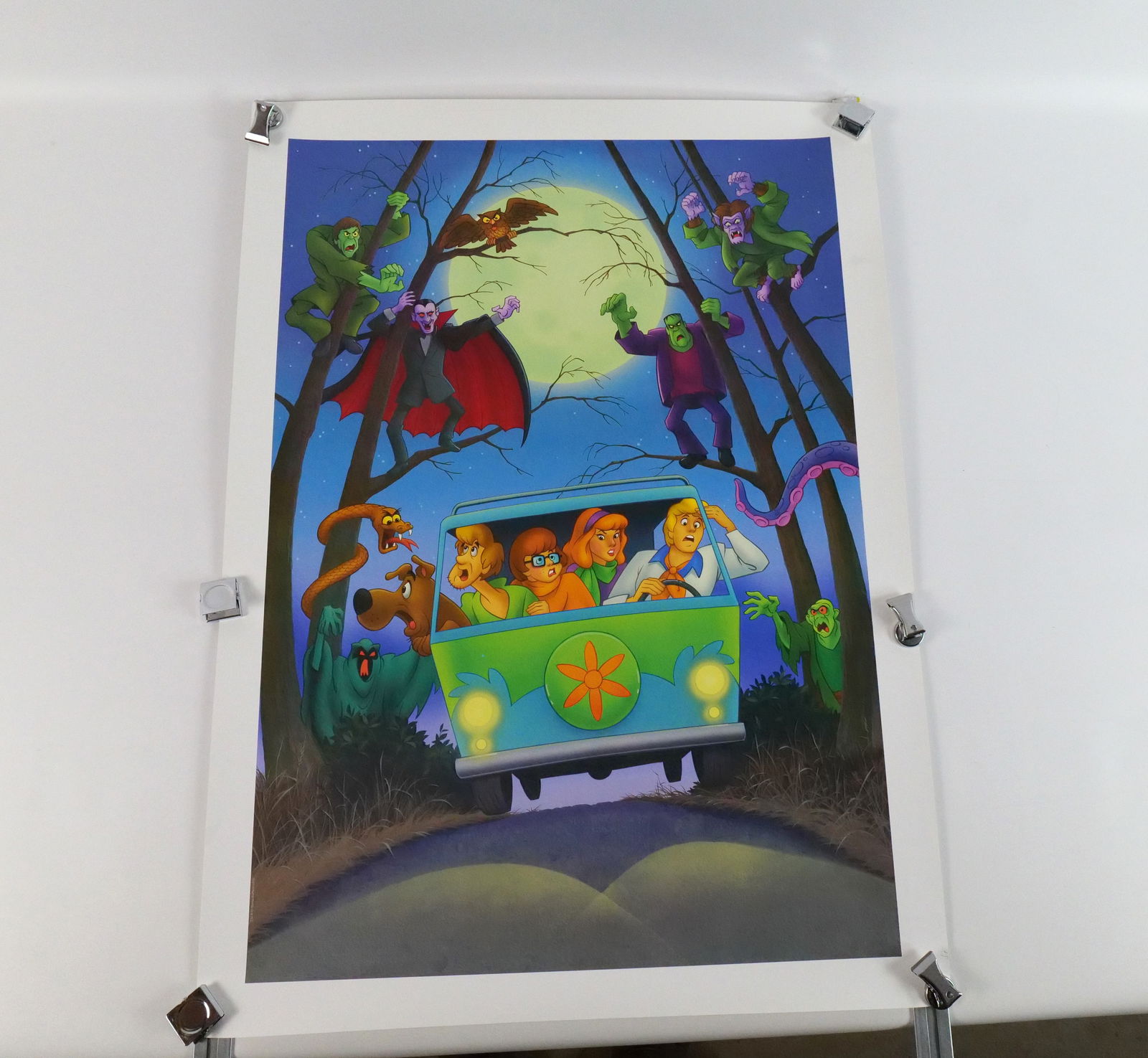 "The Long and Haunted Road" Scooby Doo Seriolithograph (1 of 7)