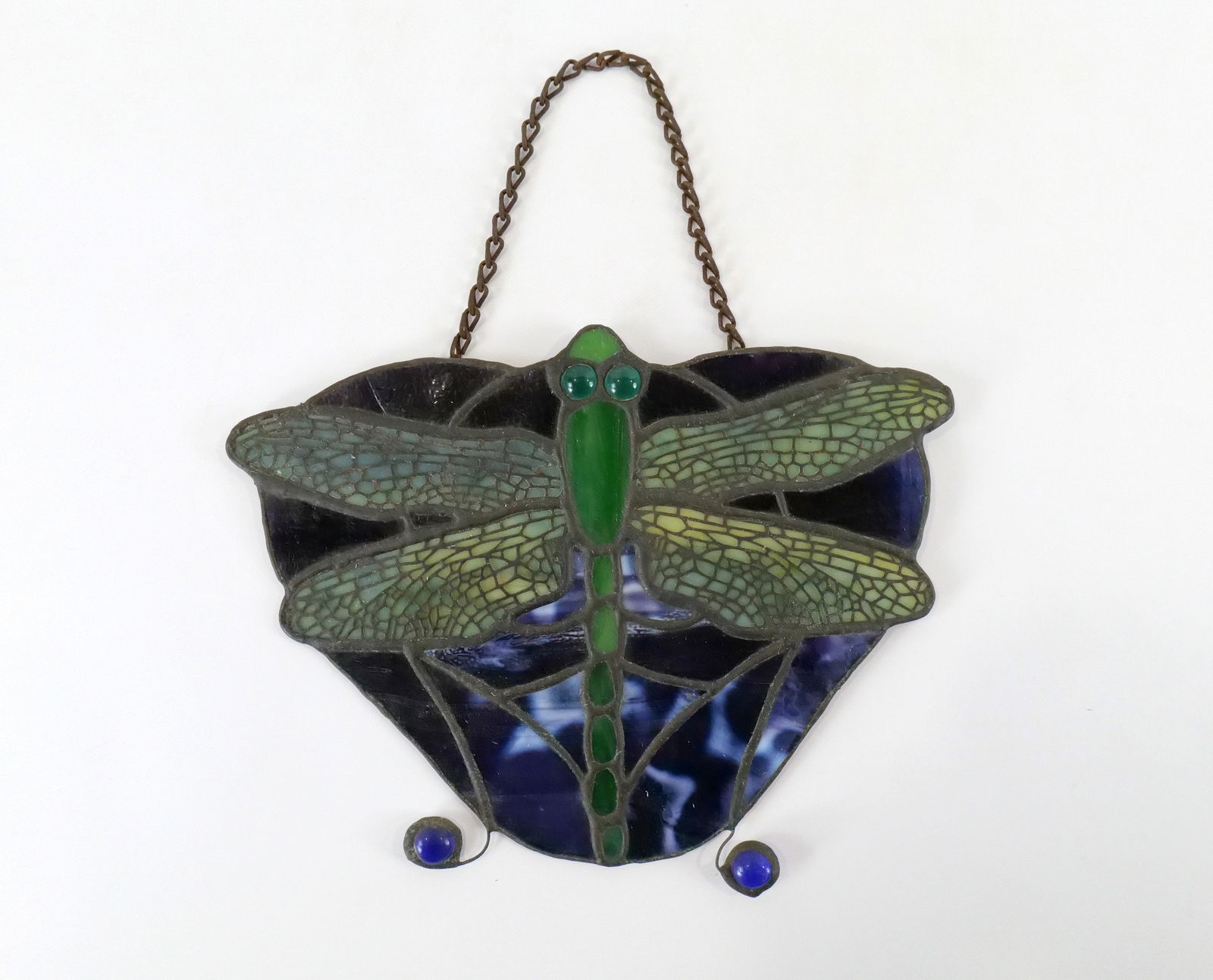 Dragonfly Stained Glass Lamp Screen (1 of 4)
