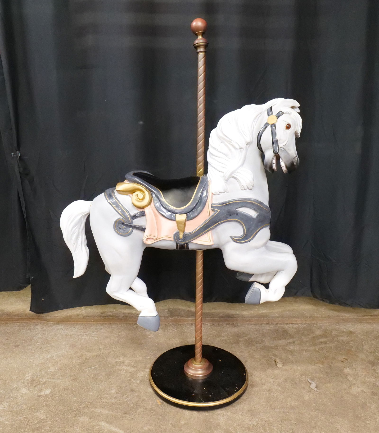 Hand Carved Wooden Carousel Horse (1 of 8)