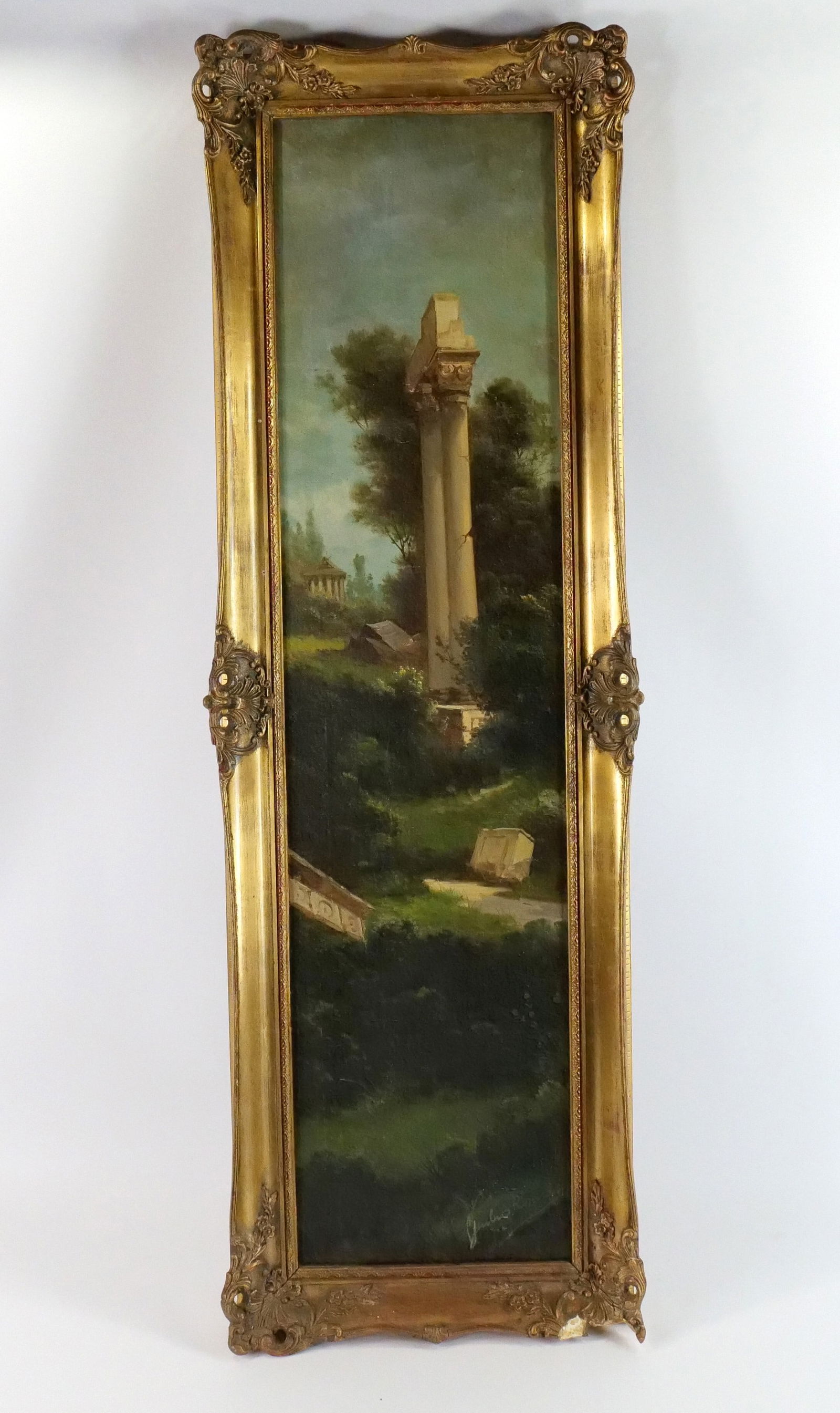 Oil on Canvas - Ancient Architectural Ruins (1 of 8)