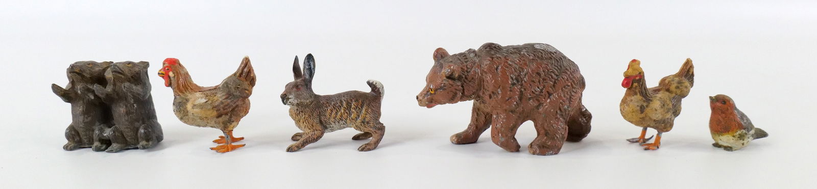 Group Lot of Cold Painted Bronze and Mixed Metal Animal Figurines (1 of 12)