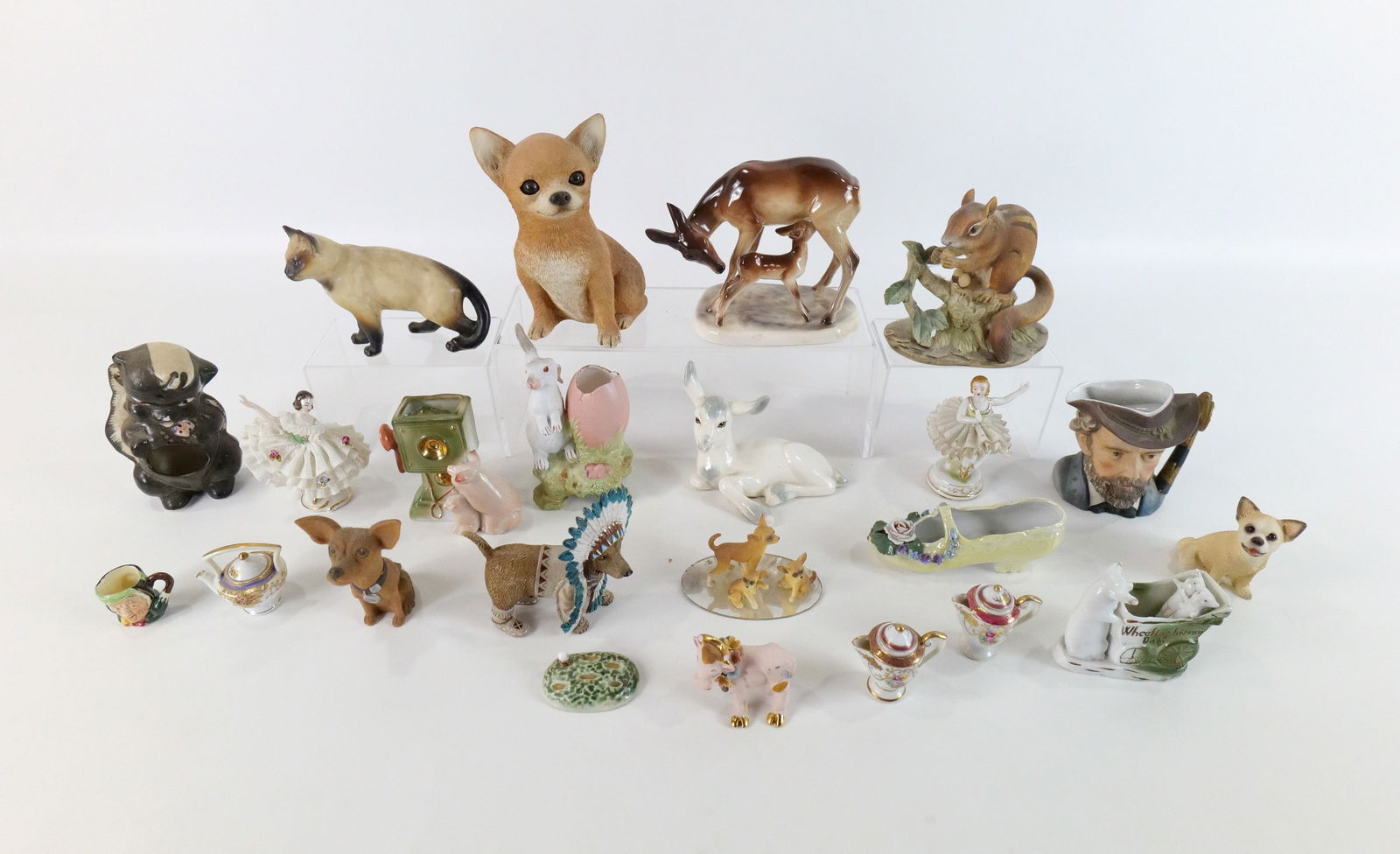 Large Lot of Antique to Newer Figurines (1 of 18)