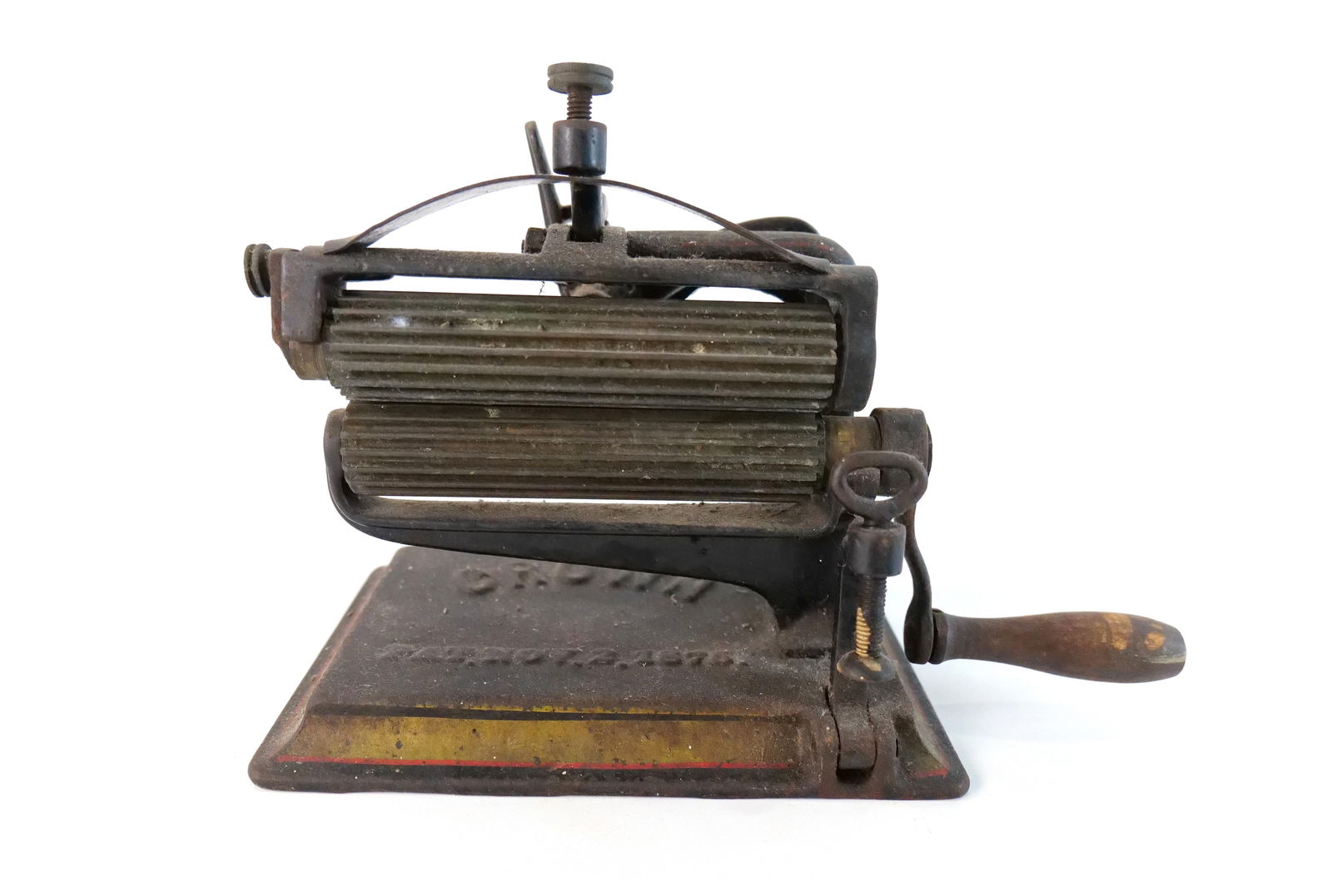 Antique Cast Iron Crown Fabric Fluting Pleater (1 of 8)