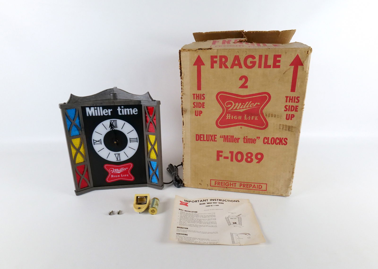 Vintage Miller Time Clock (1 of 9)