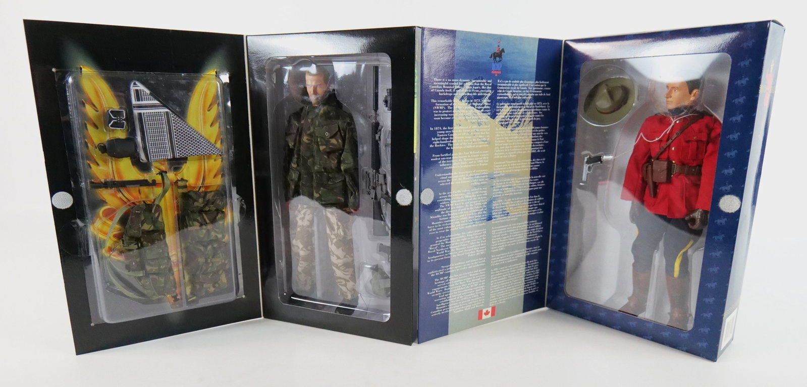 Lot of 2 Dragon Action Figures: Lot of 2 Dragon Action Figures including Royal Canadian Mounted Police RCMP "John Steele" and Full Gear Sas Recon "Colin". Both new in boxes. All invoices must be paid within 24 hours of the sale. We 