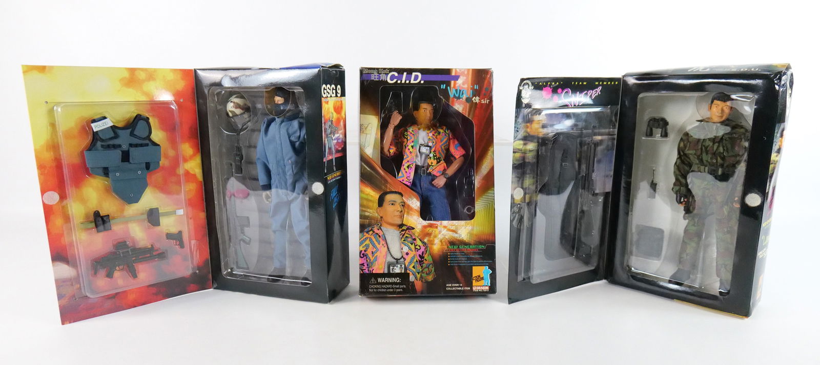 Lot of 3 Dragon Action Figures (1 of 16)