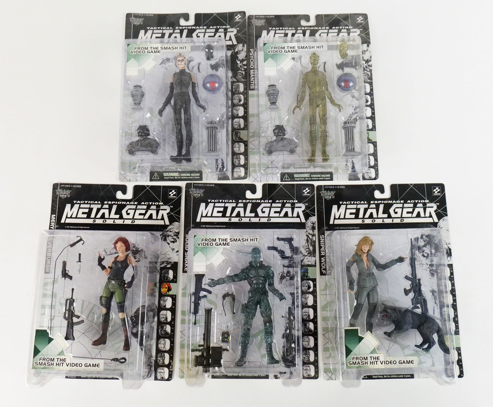 Lot of 5 McFarlane Metal Gear Action Figures (1 of 11)