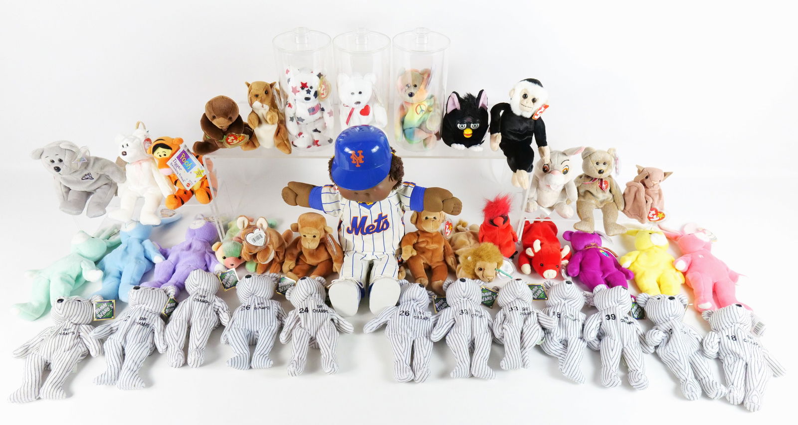 Lot of Bean Bag Plush and Mets Cabbage Patch Doll (1 of 17)