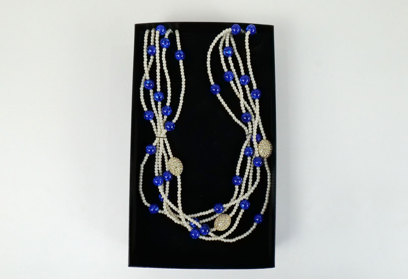 Joan Boyce 5 Strand Faux Pearl Necklace (1 of 9)