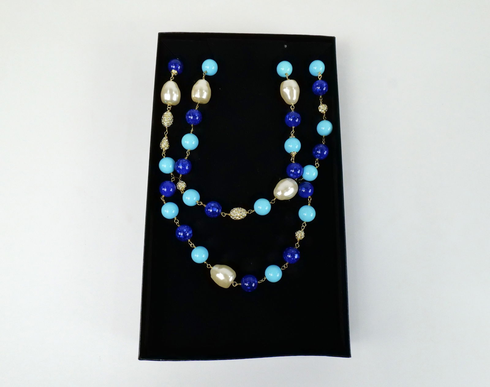 Joan Boyce 64'' long Beaded Necklace (1 of 6)