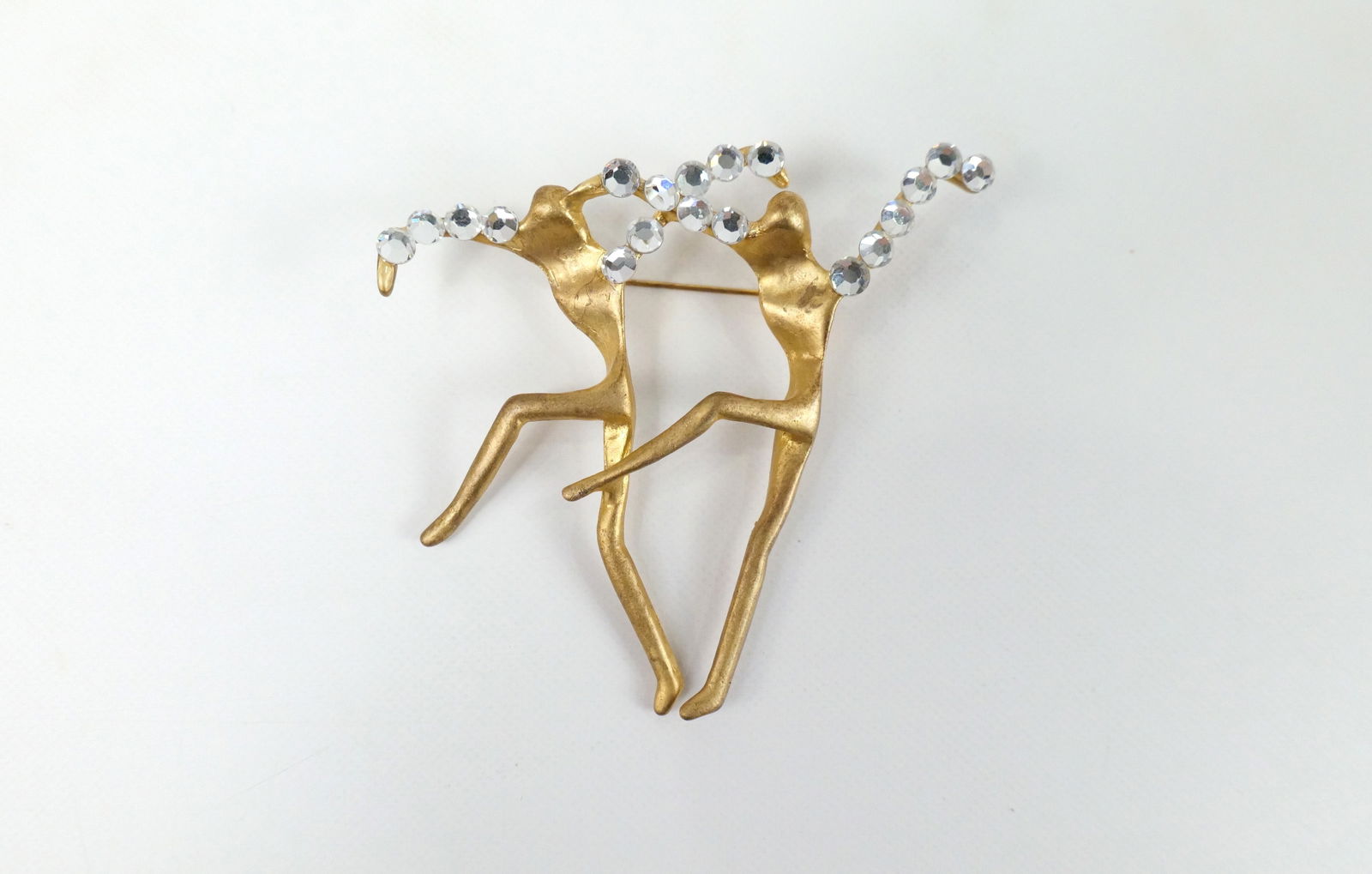 90's Double Dancer Brooch (1 of 8)