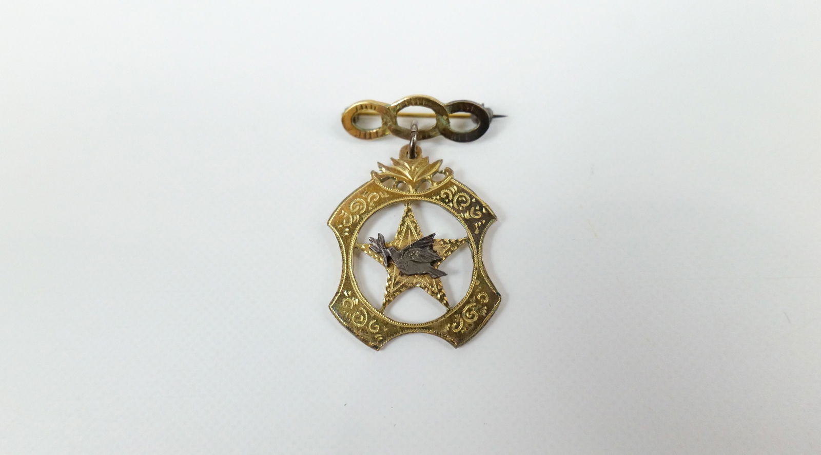 Antique 14k Odd Fellows Brooch (1 of 7)