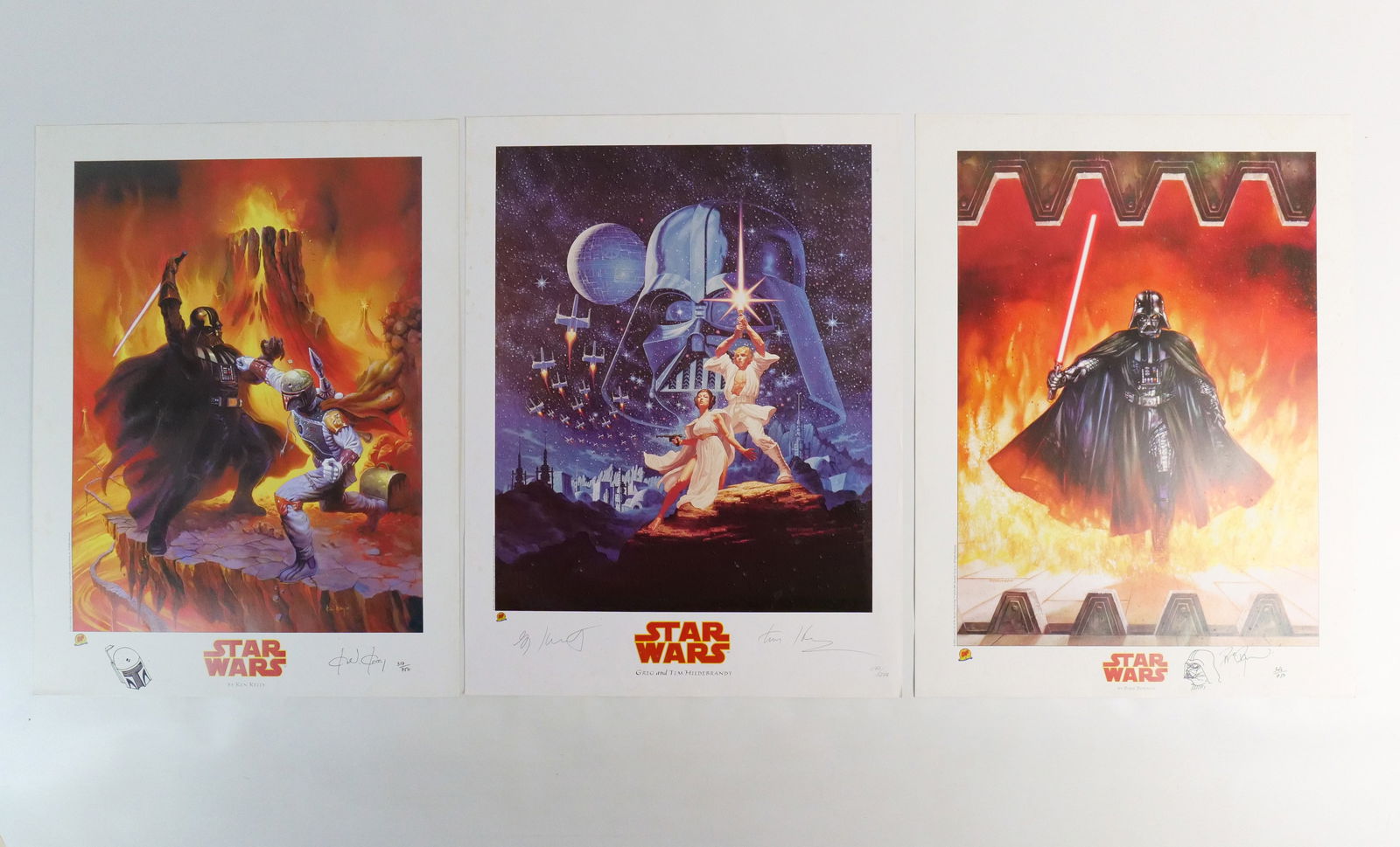 Lot of 3 Star Wars Dynamic Forces Lithographs (1 of 16)