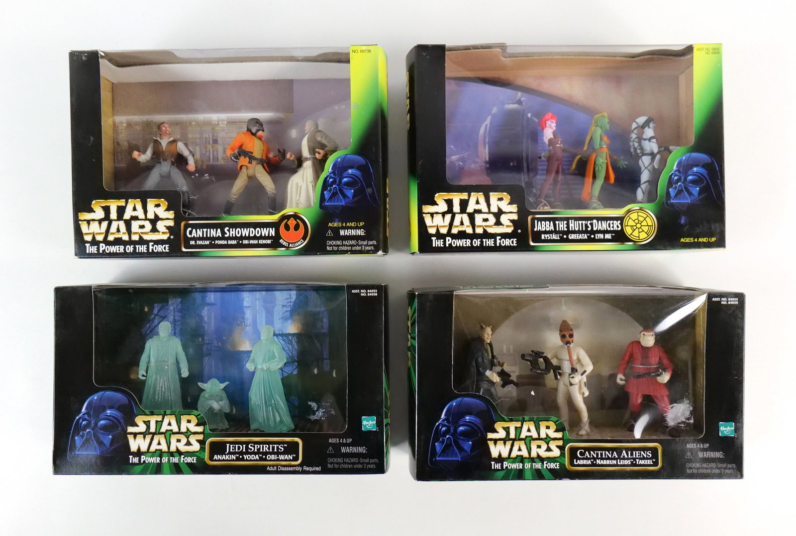 Lot of 4 Star Wars Power of the Force Figure Sets (1 of 10)