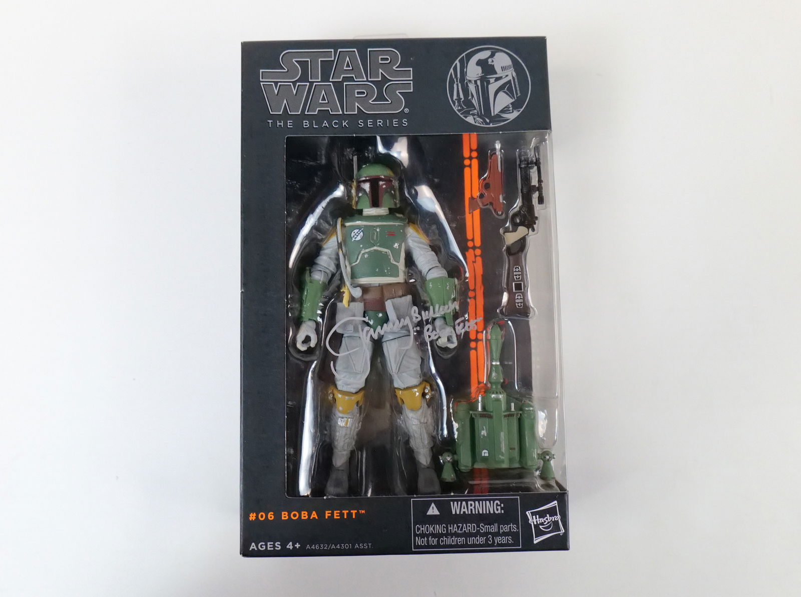 Star Wars Black Series Boba Fett Autographed Action Figure (1 of 9)