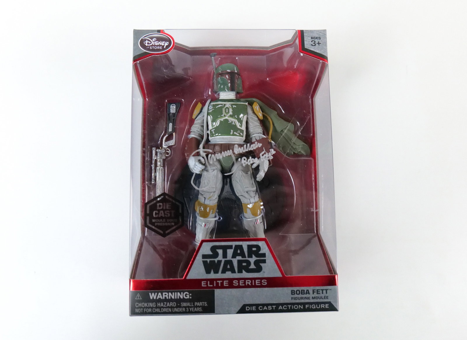 Star Wars Elite Series Back Boba Fett Autographed Action Figure (1 of 9)
