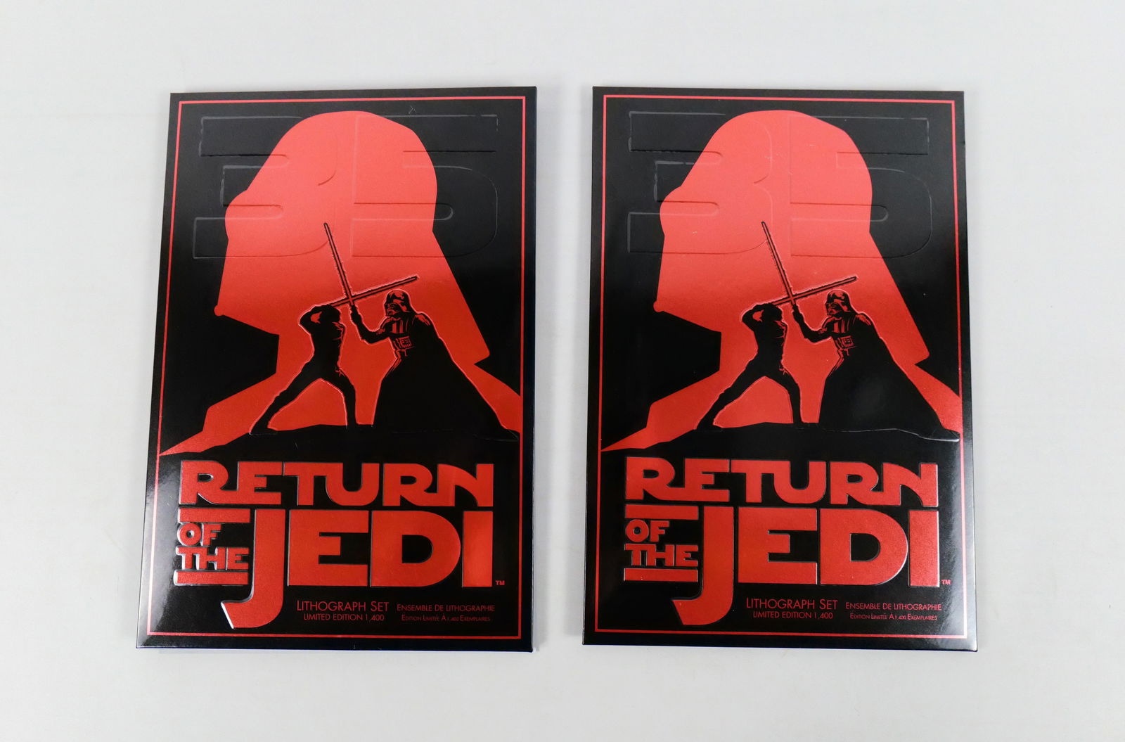 Lot of 2 Star Wars Return of the Jedi Lithograph Sets (1 of 10)