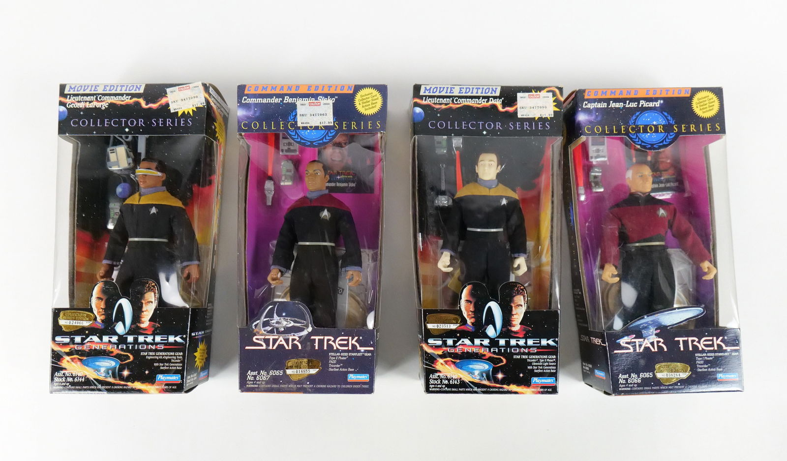 Lot of 4 Star Trek Action Figures (1 of 14)
