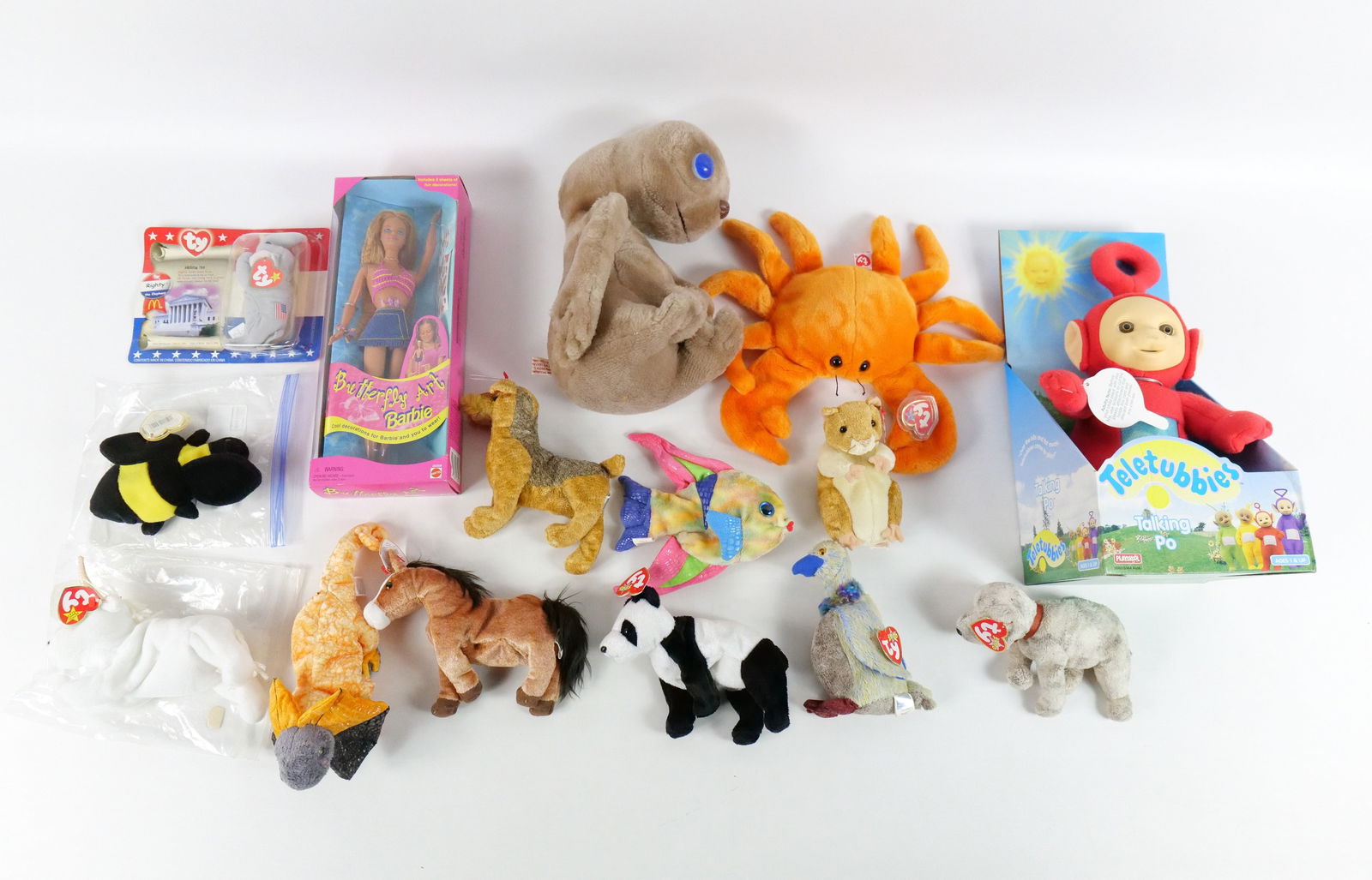 Group Lot of Plush and Barbie (1 of 9)
