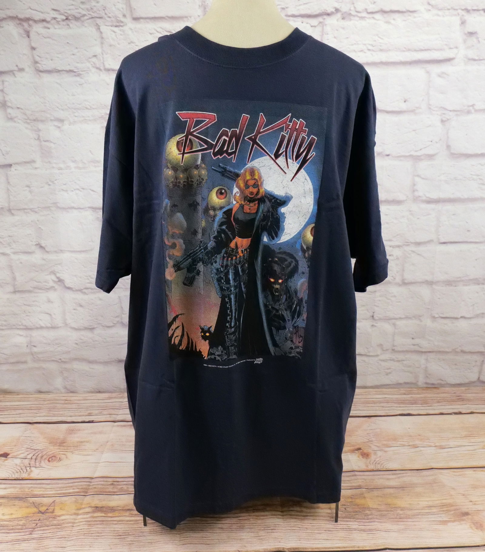 Vintage Bad Kitty Tee Shirt - Comic Images (1 of 7)