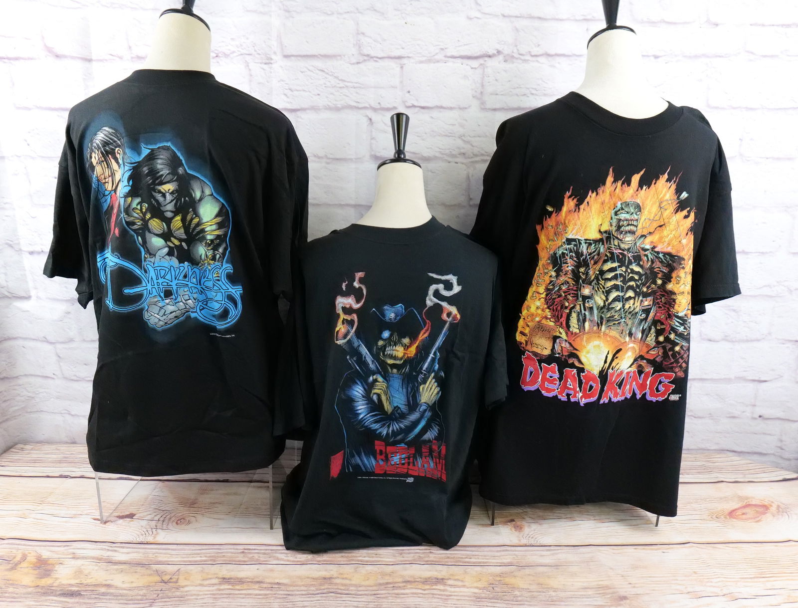 Lot of 3 Vintage Comic Related Tee Shirts (1 of 10)