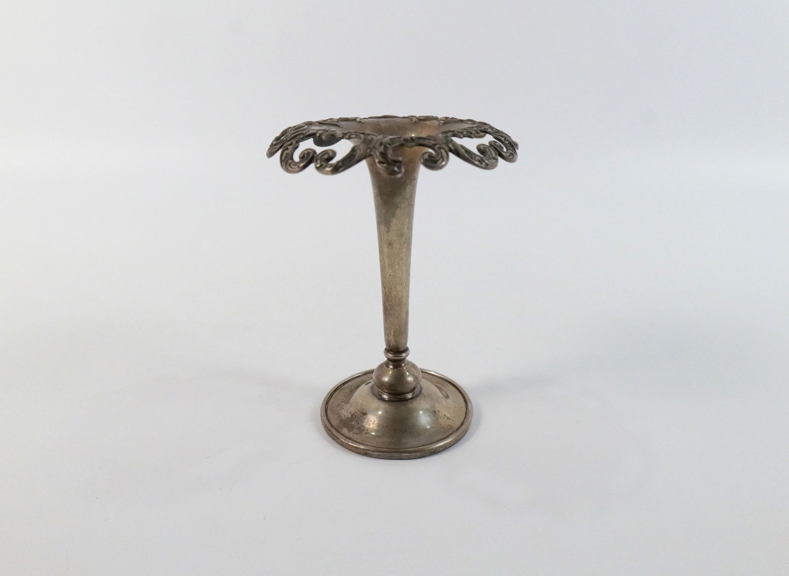 Sterling Silver Miniature Trumpet Vase (1 of 7)