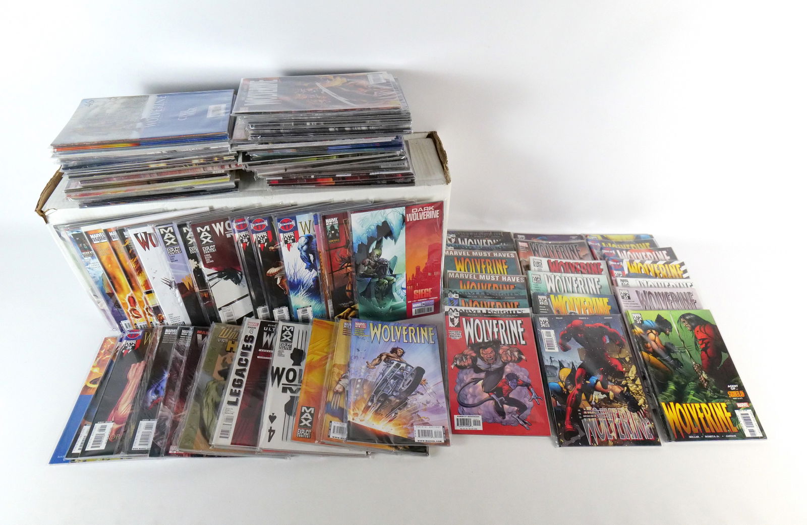 Long Box of Marvel Wolverine Comics (1 of 14)