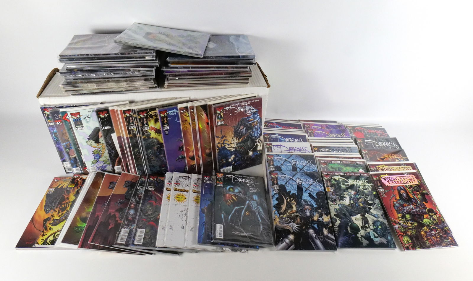 Long Box of The Darkness Comics (1 of 11)