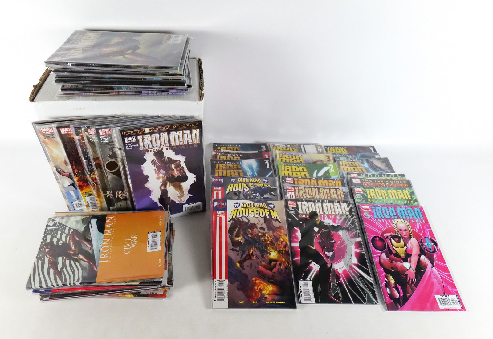 Short Box of Marvel Iron Man Comics (1 of 7)