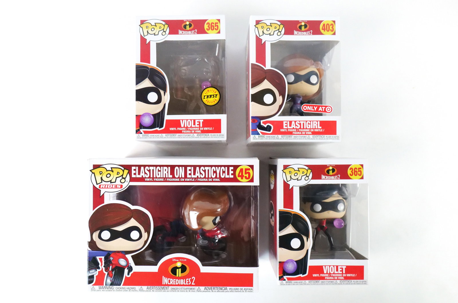 Lot of 4 Funko Disney Pixar Incredibles II Pops (1 of 14)