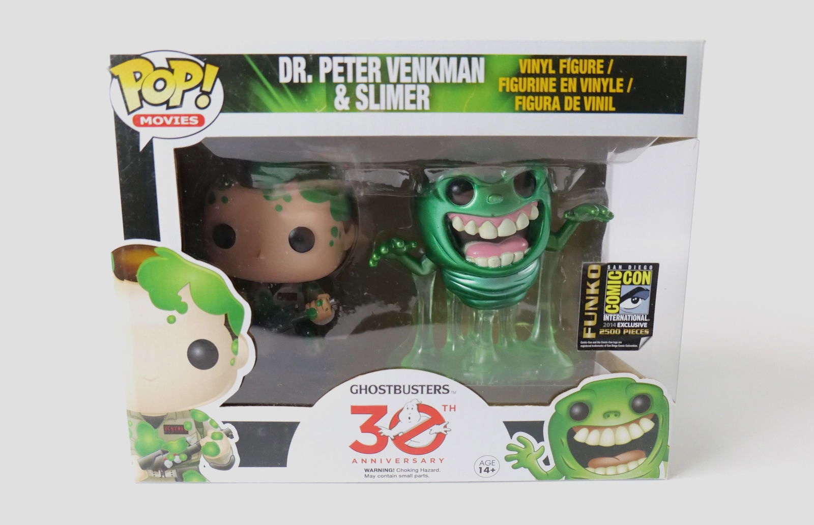 Funko Ghostbusters Dr. Peter Venkman and Slimer - SDCC (1 of 8)
