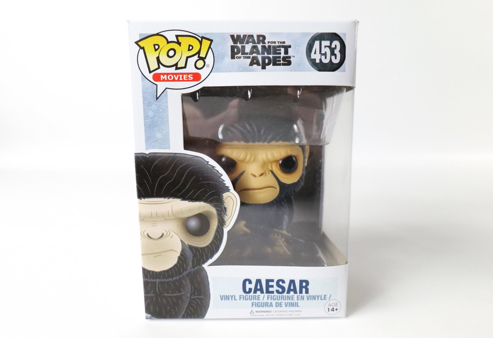 Funko Planet of the Apes - Caesar #453: Funko Pop! War for the Planet of the Apes - Caesar #453. Comes with a hard pop stack. New in Box. All invoices must be paid within 24 hours of the sale. We offer multiple shipping options, please read