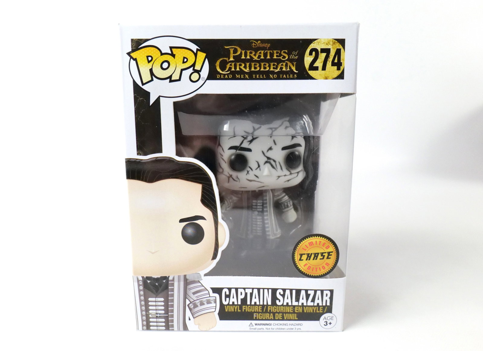Funko Pirates of the Caribbean Captain Salazar #274 - Chase: Funko Pop! Disney Pirates of the Caribbean Dead Men Tell No Tales - Captain Salazar #274 - Limited Chase. New in Box. All invoices must be paid within 24 hours of the sale. We offer multiple shipping 