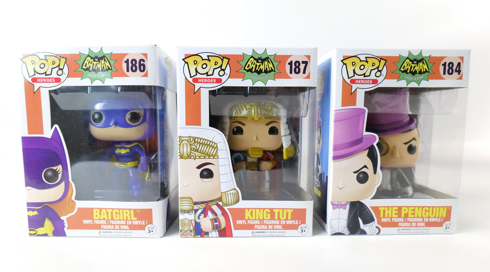 Lot of 3 Funko Batman Classic TV Series Pops (1 of 12)