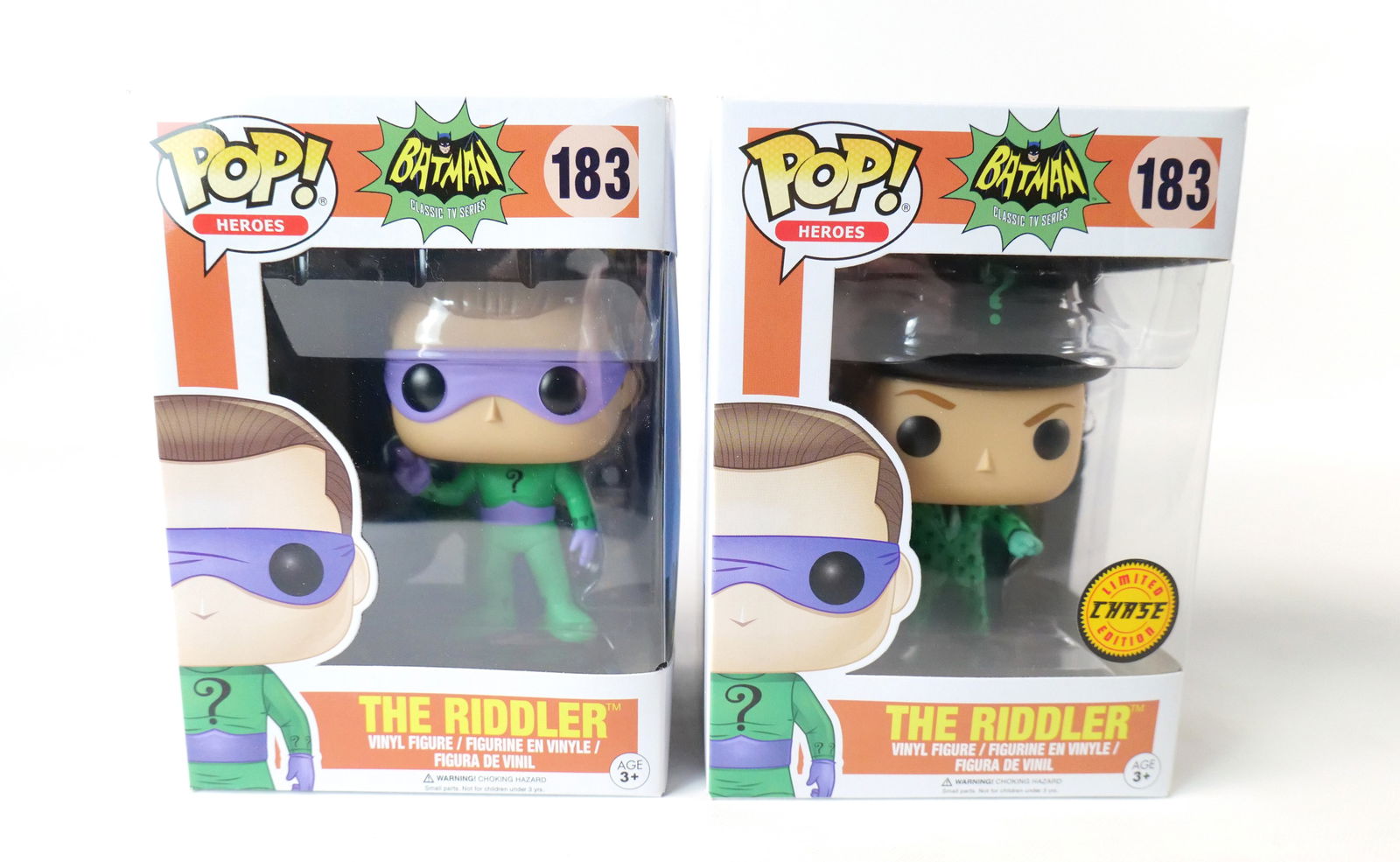 Lot of 2 Funko Batman Classic TV Series The Riddler #183 Pops (1 of 15)