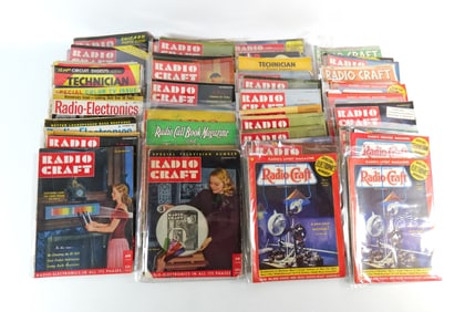 Large Group of Mid-Century Radio Magazines
