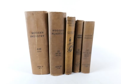 Group of Bound Engineering Magazines