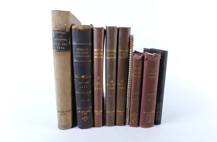 Group of Bound Magazines