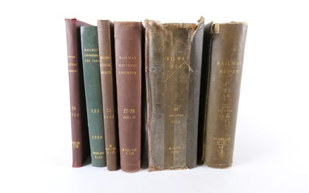 Group of Bound Railroad Publications
