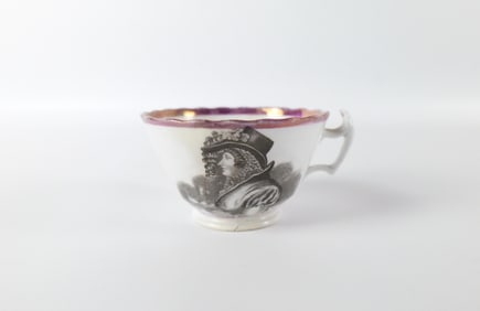 Death of Queen Caroline Tea Cup