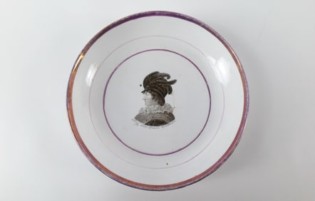 Queen Caroline Pearlware Dish